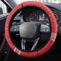 Tonga and Samoa Rugby Steering Wheel Cover Ikale Tahi Manu Samoa Together - Polynesian Pride