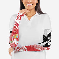 Fiji and Tonga Rugby Custom Arm Sleeves Flying Fijians Ikale Tahi Together Pacific - Polynesian Pride