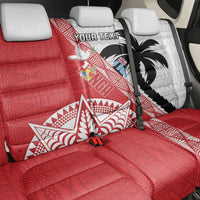 Fiji and Tonga Rugby Custom Back Car Seat Cover Flying Fijians Ikale Tahi Together Pacific - Polynesian Pride