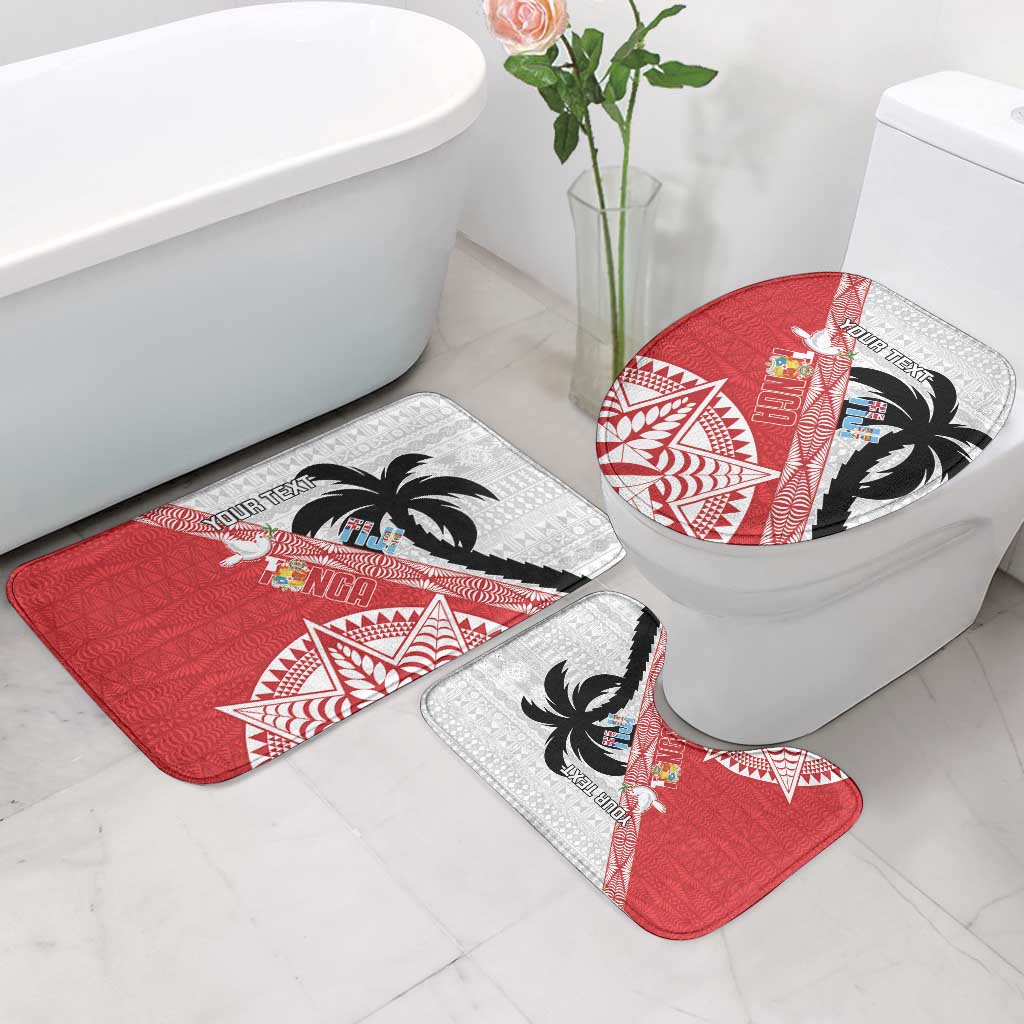 Fiji and Tonga Rugby Custom Bathroom Set Flying Fijians Ikale Tahi Together Pacific - Polynesian Pride