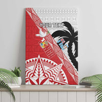 Fiji and Tonga Rugby Custom Canvas Wall Art Flying Fijians Ikale Tahi Together Pacific - Polynesian Pride
