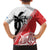 Fiji and Tonga Rugby Custom Family Matching Off Shoulder Short Dress and Hawaiian Shirt Flying Fijians Ikale Tahi Together Pacific - Polynesian Pride
