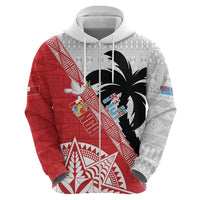 Fiji and Tonga Rugby Custom Hoodie Flying Fijians Ikale Tahi Together Pacific - Polynesian Pride
