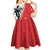 Fiji and Tonga Rugby Custom Kid Short Sleeve Dress Flying Fijians Ikale Tahi Together Pacific - Polynesian Pride