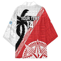 Fiji and Tonga Rugby Custom Kimono Flying Fijians Ikale Tahi Together Pacific - Polynesian Pride