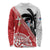 Fiji and Tonga Rugby Custom Long Sleeve Shirt Flying Fijians Ikale Tahi Together Pacific - Polynesian Pride