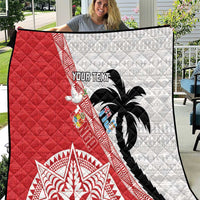 Fiji and Tonga Rugby Custom Quilt Flying Fijians Ikale Tahi Together Pacific - Polynesian Pride