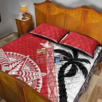 Fiji and Tonga Rugby Custom Quilt Bed Set Flying Fijians Ikale Tahi Together Pacific - Polynesian Pride
