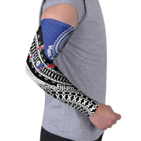 Fiji an Samoa Rugby Custom Arm Sleeves Flying Fijians Manu Samoa Together Pacific LT14 - Polynesian Pride