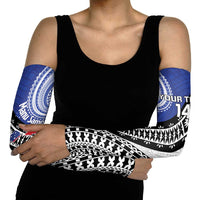 Fiji an Samoa Rugby Custom Arm Sleeves Flying Fijians Manu Samoa Together Pacific LT14 - Polynesian Pride