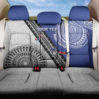 Fiji an Samoa Rugby Custom Back Car Seat Cover Flying Fijians Manu Samoa Together Pacific - Polynesian Pride