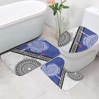 Fiji an Samoa Rugby Custom Bathroom Set Flying Fijians Manu Samoa Together Pacific - Polynesian Pride