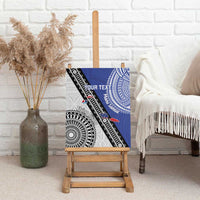 Fiji an Samoa Rugby Custom Canvas Wall Art Flying Fijians Manu Samoa Together Pacific LT14 - Polynesian Pride