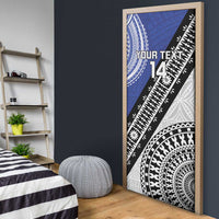 Fiji an Samoa Rugby Custom Door Cover Flying Fijians Manu Samoa Together Pacific - Polynesian Pride