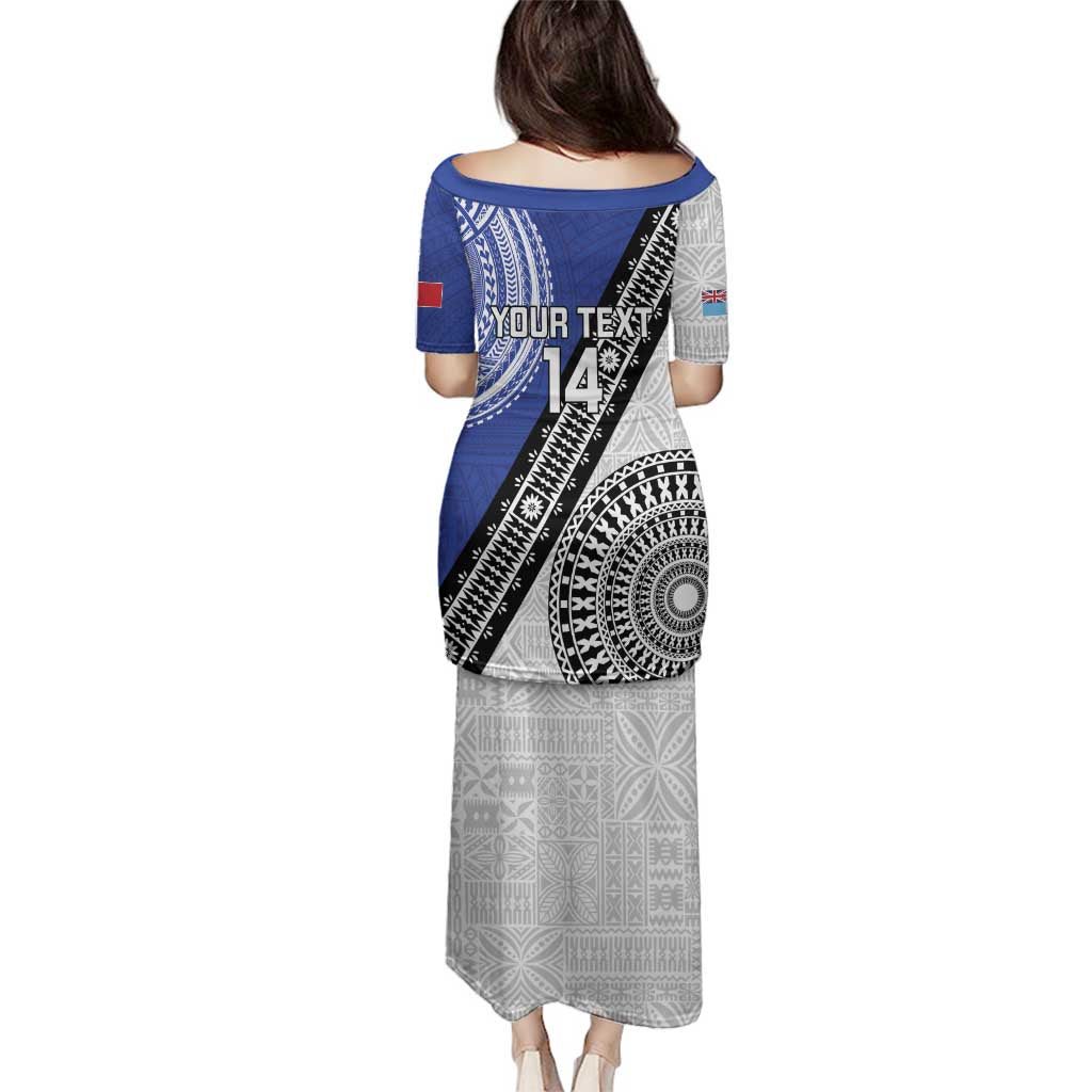 Fiji an Samoa Rugby Custom Family Matching Puletasi and Hawaiian Shirt Flying Fijians Manu Samoa Together Pacific - Polynesian Pride