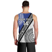Fiji an Samoa Rugby Custom Men Tank Top Flying Fijians Manu Samoa Together Pacific - Polynesian Pride
