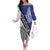 Fiji an Samoa Rugby Custom Off The Shoulder Long Sleeve Dress Flying Fijians Manu Samoa Together Pacific - Polynesian Pride