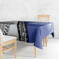 Fiji an Samoa Rugby Custom Tablecloth Flying Fijians Manu Samoa Together Pacific - Polynesian Pride