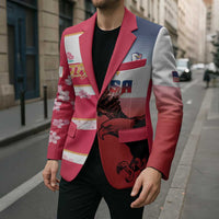 USA and Japan Rugby Custom Blazer Eagles Brave Blossoms Together Pacific LT14 - Polynesian Pride