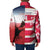 USA and Japan Rugby Custom Padded Jacket Eagles Brave Blossoms Together Pacific - Polynesian Pride