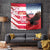 USA and Japan Rugby Custom Tapestry Eagles Brave Blossoms Together Pacific - Polynesian Pride