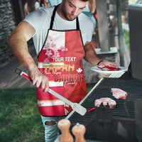 Canada and Japan Rugby Custom Apron Canucks Brave Blossoms Together Pacific - Polynesian Pride