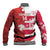 Canada and Japan Rugby Custom Baseball Jacket Canucks Brave Blossoms Together Pacific - Polynesian Pride