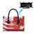 Canada and Japan Rugby Custom Leather Bag Canucks Brave Blossoms Together Pacific - Polynesian Pride