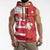 Canada and Japan Rugby Custom Sleeveless Zip Hoodie Canucks Brave Blossoms Together Pacific - Polynesian Pride