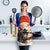 Samurai Warrior Japan Apron Red-blossomed Tree Classic Japanese Stylized - Polynesian Pride