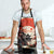 Samurai Warrior Japan Apron Red-blossomed Tree Classic Japanese Stylized - Polynesian Pride