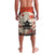 Samurai Warrior Japan Lavalava Red-blossomed Tree Classic Japanese Stylized - Polynesian Pride