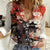 Samurai Warrior Japan Women Casual Shirt Red-blossomed Tree Classic Japanese Stylized - Polynesian Pride