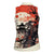 Samurai Warrior Japan Women Sleeveless Polo Shirt Red-blossomed Tree Classic Japanese Stylized - Polynesian Pride