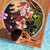 Hawaiian and Japanese Beach Blanket Koi Fish With Kanaka Polynesian Tattoo - Polynesian Pride