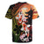 Hawaiian and Japanese Rugby Jersey Koi Fish With Kanaka Polynesian Tattoo - Polynesian Pride