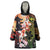 Hawaiian and Japanese Wearable Blanket Hoodie Koi Fish With Kanaka Polynesian Tattoo - Polynesian Pride