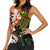Hawaiian and Japanese Women Sleeveless Polo Shirt Koi Fish With Kanaka Polynesian Tattoo - Polynesian Pride