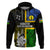 Personalised South Sea Islanders Hoodie Kanakas With New Caledonia Coat Of Arms LT14 Black - Polynesian Pride