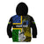 Personalised South Sea Islanders Kid Hoodie Kanakas With New Caledonia Coat Of Arms LT14 - Polynesian Pride