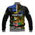 Personalised South Sea Islanders Baseball Jacket Kanakas With Fiji Coat Of Arms LT14 - Polynesian Pride