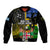 Personalised South Sea Islanders Bomber Jacket Kanakas With Fiji Coat Of Arms LT14 Unisex Black - Polynesian Pride