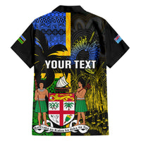 Personalised South Sea Islanders Family Matching Summer Maxi Dress and Hawaiian Shirt Kanakas With Fiji Coat Of Arms LT14 - Polynesian Pride