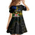 Personalised South Sea Islanders Kid Short Sleeve Dress Kanakas With Fiji Coat Of Arms LT14 - Polynesian Pride