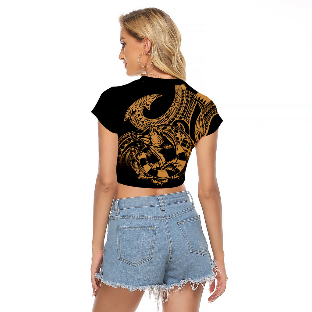 polynesia-raglan-cropped-t-shirt-fish-hook-tattoo-go-fishing-polynesian-pattern-gold