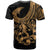 Polynesia T Shirt Fish Hook Tattoo Go Fishing Polynesian Pattern Gold LT14 - Polynesian Pride