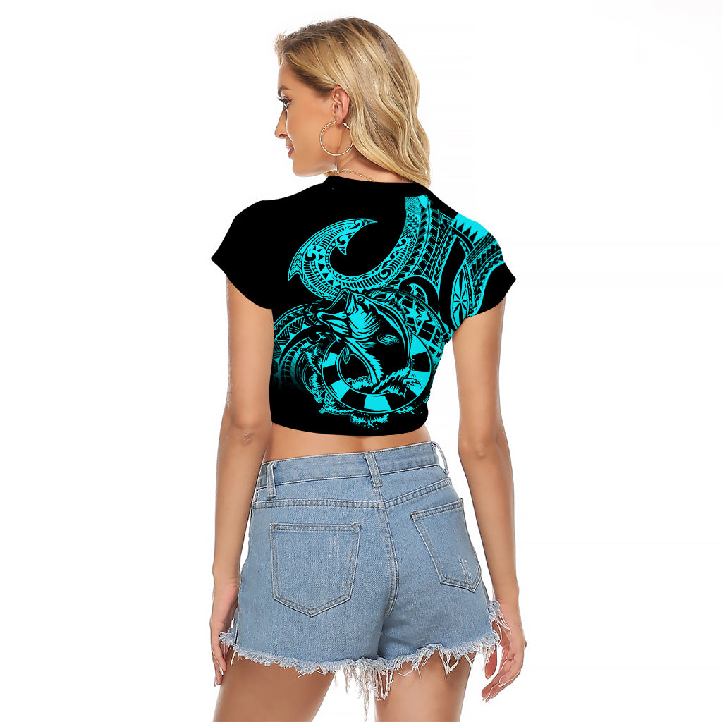 polynesia-raglan-cropped-t-shirt-fish-hook-tattoo-go-fishing-polynesian-pattern-turquosie