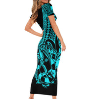 polynesia-short-sleeve-bodycon-dress-fish-hook-tattoo-go-fishing-polynesian-pattern-turquosie