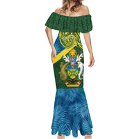 solomon-islands-mermaid-dress-tropical-leaves-with-melanesian-pattern
