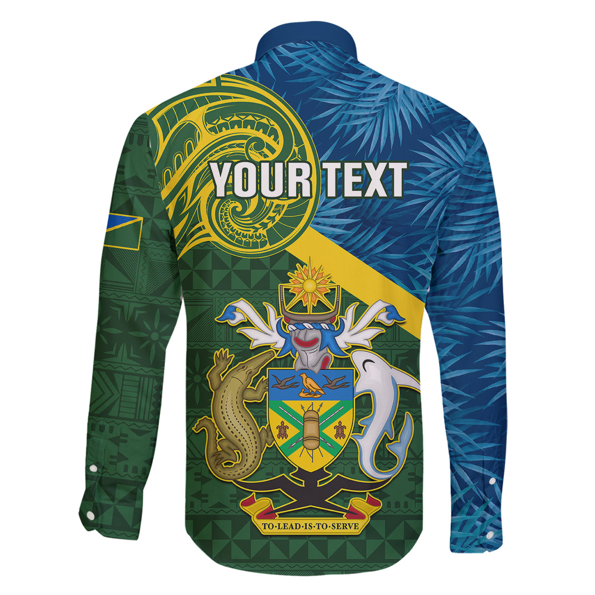 Personalised Solomon Islands Family Matching Puletasi Dress and Hawaiian Shirt Tropical Leaves With Melanesian Pattern LT14 - Polynesian Pride